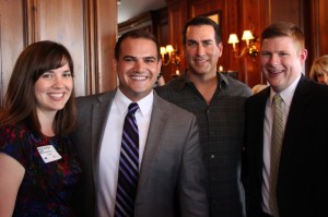 Rob Riggle with Members of the Visit KC Marketing Team